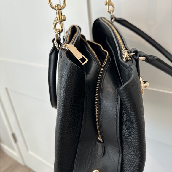 Black and Gold Coach bag, great for work or play! - Picture 9 of 9